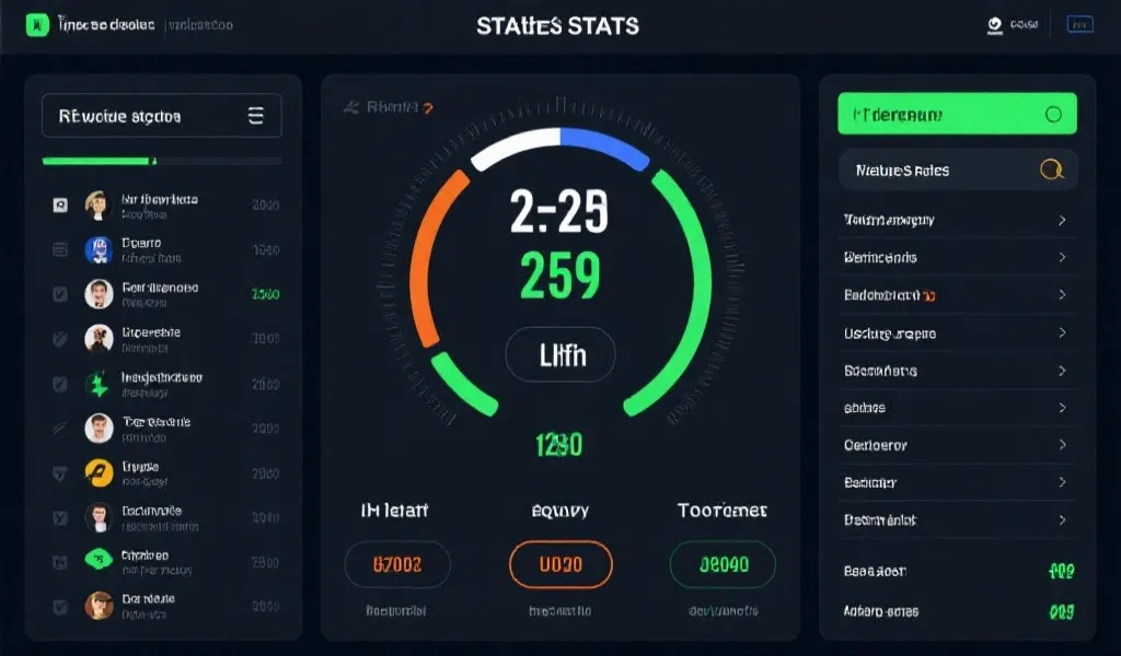 球队与球员数据界面预览