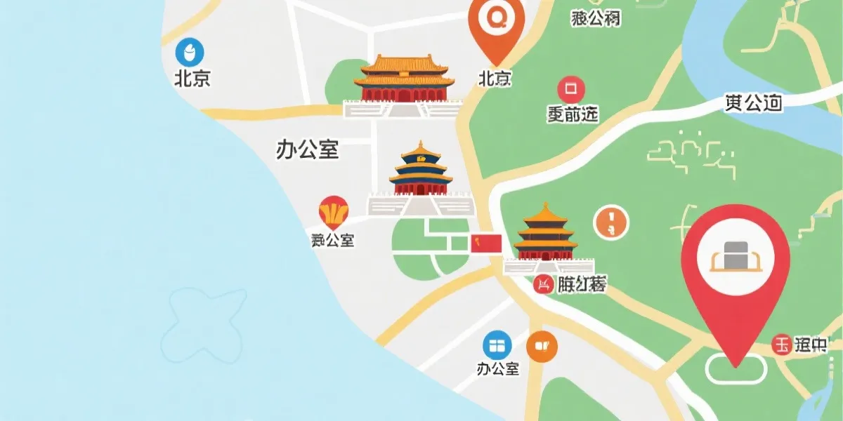 办公地点示意图
